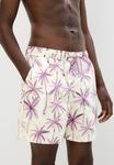 Шорты для плавания PULL&BEAR WITH PALM TREES, Lilac - фото 5