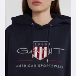 Толстовка обычного кроя Gant, синий - фото 4