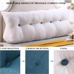 Треугольная подушка COZMAX, синяя, размер 5 - фото 5