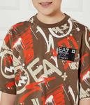 Футболки Oversize fit Ea7, коричневый - фото 4