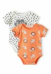 Боди 2 PACK MINOTI, цвет white orange - фото