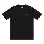 Футболка Supreme Embroidered Pocket Tee Black, черный - фото