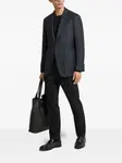 Однобортный пиджак Zegna, серый - фото 2