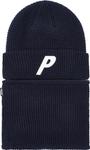 Шапка Palace Zip Off Facewarmer P 'Navy', синий - фото