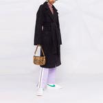 GANNI Женское черное пальто Black, Black - фото 6