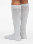 Носки в рубчик с логотипом Mm6 Maison Margiela, серый - фото 2