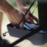 Чехол для ракетки съемный для стола для настольного тенниса черный PONGORI - фото 4