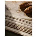 Тканый ковер Ikea Vägnät, 200x300 см, серый/белый - фото 7