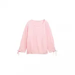 Футболка Tom Tailor Structured Stripe 3/4 sleeve, розовый - фото 3