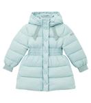 Пуховик с логотипом Monnalisa, Verde Salvia - фото