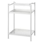 Стол письменный Ikea Lagkapten/Spand 200х60, 4 полки, белый/черный - фото 3
