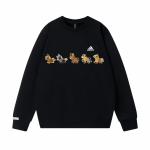 Adidas LABEL Свитшот Unisex Black Crew Neck Moderate - фото