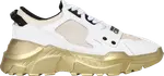 Кроссовки Versace Chunky Logo Sneaker White Gold, белый - фото