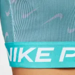 Nike Женская майка Dri Fit Sport цвета cactus green/smoke blue/white - фото 4