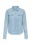 Блуза ONLY ONLCHARLIZE NOOS, Light Blue Denim/Light-Blue Denim - фото 6