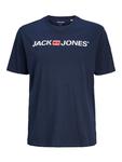 Футболка JACK & JONES PLUS, темно-синий - фото