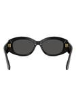 Dolce & Gabbana Eyewear солнцезащитные очки с логотипом DG, черный - фото 4