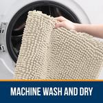 Коврик для ванной Olanly, 120х80 см, бежевый - фото 4