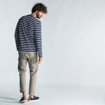 Парусная рубашка с длинными рукавами мужская 100 синяя/белая TRIBORD, черный синий/белый - фото 8