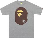 Футболка BAPE Big Ape Head Tee 'Grey', серый - фото 2