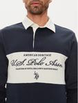 Поло regular fit MUP4075 U.S. Polo Assn., синий - фото 4