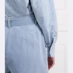 Шорты + ремень свободного кроя Pinko, синий - фото 4