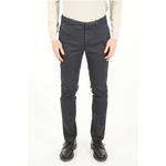 4-карманные TAILORED WASH брюки из эластичного хлопка Corneliani, Blue - фото