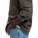 Рубашка Selected Performance Slim Fit, серый - фото 6