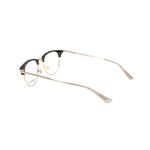 MONTBLANC Очки с овальной оправой, Tortoiseshell Gold - фото 4