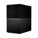 Сетевое хранилище Western Digital My Book Duo 16 ТБ (2 x 8 ТБ), WDBFBE0160JBK, RAID 0/1, JBOD, черный - фото