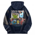 Свитшот унисекс SESAME STREET, тёмно-синий - фото