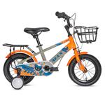 Велосипед детский MAX BIKE Simba 12", оранжевый/серый - фото