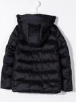 Save The Duck Kids пуховик с капюшоном, черный - фото 2