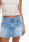 Юбка PULL&BEAR CARPENTER, Blue Denim - фото 4