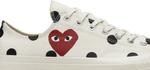 Кроссовки Converse Comme des Garçons x Chuck Taylor All Star 70 Low Polka Dot, кремовый - фото 2