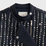 Джинсовая куртка Lisa for Kith Women Deion Studded, черный - фото 4