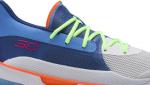 Кроссовки Under Armour Curry 7 Super Soaker, синий - фото 2