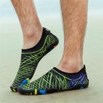 Водные туфли, водные носки-без носка с легким надеванием, быстро сохнущая дышащая сетчатая ткань Suxiaur, зеленый - фото 7