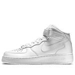 Кроссовки air force 1 mid 07 кожа Nike, белый - фото