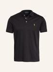 Рубашка поло POLO RALPH LAUREN Jersey Custom Slim Fit, черный - фото