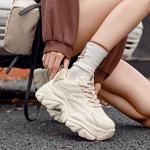 Кроссовки Chunky низкие унисекс AGSDON, хаки [Длинная версия с флисом] N231151 - фото 4