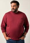 Топ Men Plus Long sleeved top, Claret/Light Red - фото