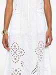 Vita Kin платье миди из льна Luna, белый - фото 5