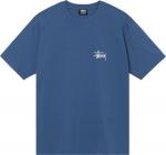 Футболка Stussy Basic Tee 'Midnight', синий - фото