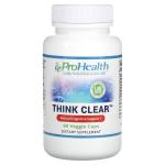Добавка ProHealth Longevity Think Clear, 60 растительных капсул - фото