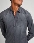 Джинсовая рубашка Aglini, угольно-серый - фото 4