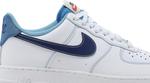 Кроссовки Nike Air Force 1 '07 'First Use - White University Blue', белый - фото 3