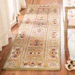 Ковер-дорожка SAFAVIEH, 69 x 610 см, Classic Collection Sage / Multi CL305A ручной работы традиционный восточный премиальный шерстяной - фото