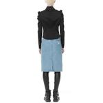 WE11DONE Джинсовая длинная юбка Women's Blue - фото 6