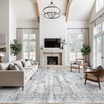 Ковёр Soalmost Washable для гостиной, 275х183 см, серый - фото 2